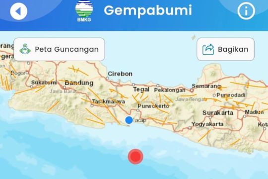 Isu tsunami pascagempa magnitudo 5 di Cilacap, ini tanggapan BPBD