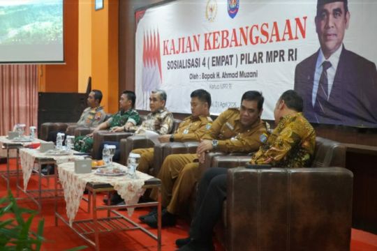 Tiga kepala daerah ikuti "Sosialisasi 4 Pilar Wawasan Kebangsaan"