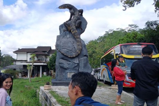 Kisah pematung biawak Wonosobo yang kini viral