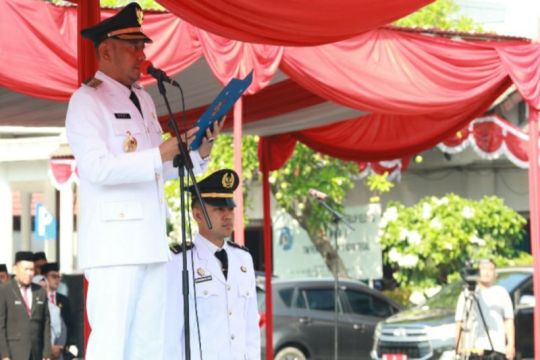 Pemkot Tegal gelar upacara peringatan Hari Otda XXIX