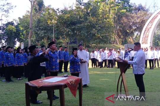 261 ASN  Kota Magelang dilantik di Gunung Tidar