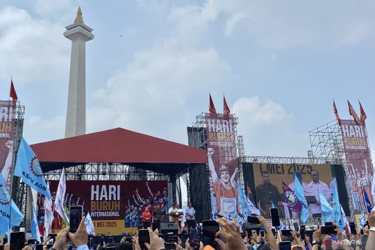 Peringatan Hari Buruh terpantau aman dan lancar