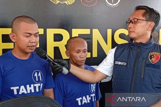 Satreskrim  Polres Purbalingga ungkap dua kasus pencurian