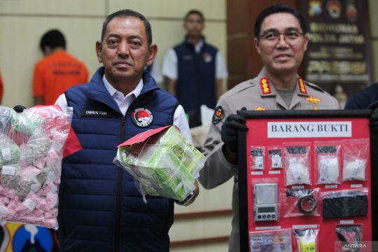 Rilis kasus penyalahgunaan dan peredaran narkoba
