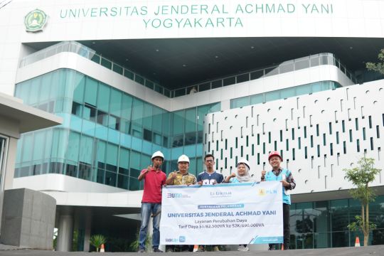 Kampus baru Unjaya gunakan listrik PLN 100 persen sejak konstruksi