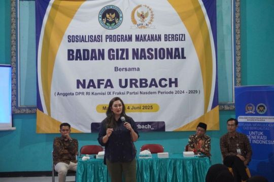 Nafa Urbach: MBG dukung ciptakan generasi emas