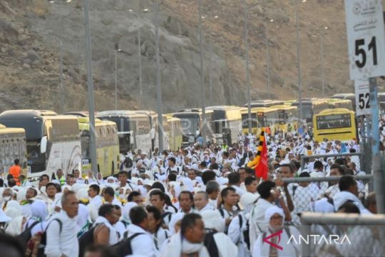 Jamaah haji tahun ini dilarang jalan kaki dari Muzdalifah ke Mina