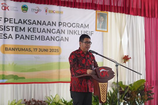 OJK  Purwokerto luncurkan Program Desa EKI di Panembangan Banyumas