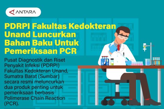 PDRPI Fakultas Kedokteran Unand luncurkan bahan baku untuk pemeriksaan PCR