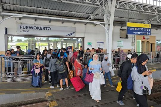 KAI Purwokerto  catat lonjakan penumpang jelang libur Tahun Baru Islam