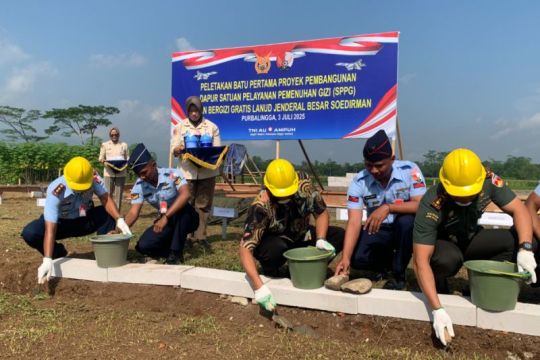 Lanud Purbalingga  bangun dapur SPPG dukung program MBG
