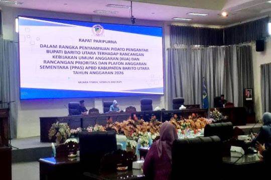 Pemkab Barito Utara sampaikan rancangan KUA dan PPAS 2026