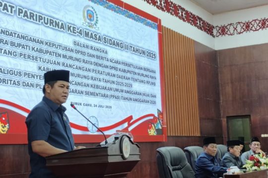 DPRD Murung Raya sahkan RPJMD 2025-2029 menjadi perda