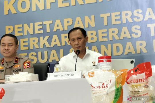 Tiga anggota PT PIM ditetapkan tersangka kasus beras premium tak sesuai standar mutu