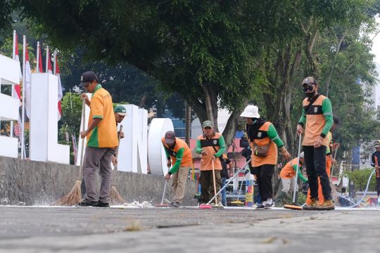 Gerakan "Nyapu Bareng" perkuat komitmen jaga keindahan-kenyamanan kota
