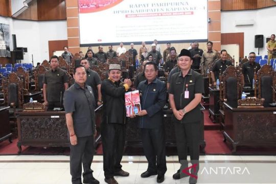 DPRD terima rancangan akhir RPJMD 2025-2029 dari Pemkab Kapuas