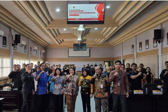 64 Posbankum Desa di Kabupaten Karanganyar terbentuk