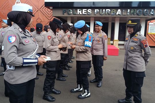 Polres Purbalingga gelar pemeriksaan disiplin dan urine polwan