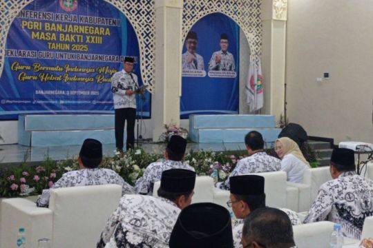 PGRI Banjarnegara  deklarasi damai jaga kondusifitas pendidikan