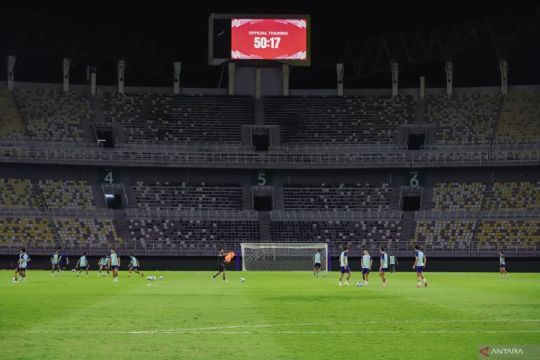 Latihan resmi Timnas Taiwan