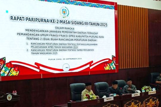 Fraksi DPRD Murung Raya beri sejumlah catatan terkait dua Raperda