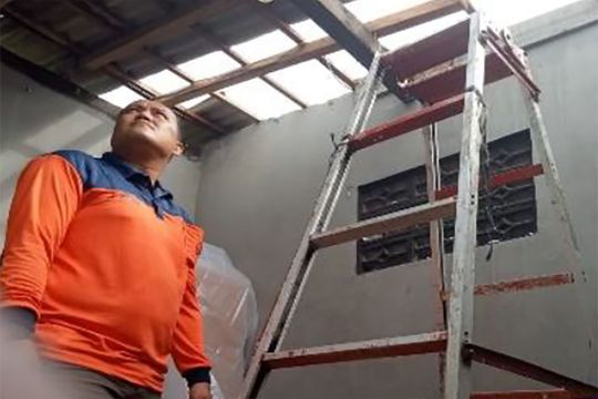 BPBD Cilacap tangani rumah rusak akibat angin kencang