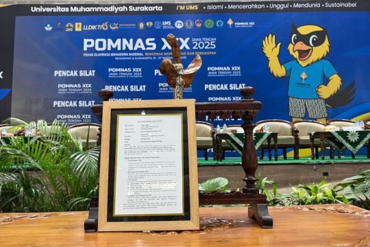 Makna filosofis Keris Naga Sapta dalam gelaran POMNAS XIX di UMS