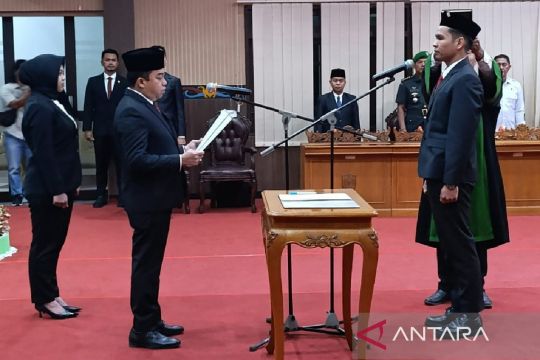 Muhammad Ramadhana Rahman resmi gantikan Ahyar Umar di DPRD Kotim