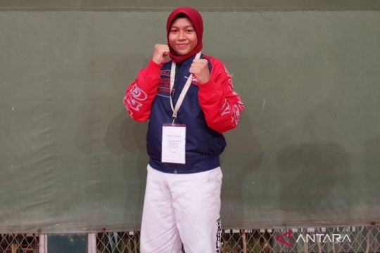 Kontingan Kalbar raih emas perdana tarung derajat putri di PON Bela Diri Kudus