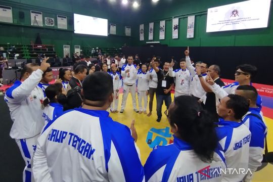 Kontingen Jawa Tengah berjaya di cabor sambo PON Bela Diri Kudus 2025