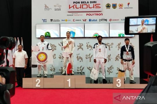 Kontingen DKI Jakarta salip Jabar ke puncak klasemen medali PON Bela Diri Kudus