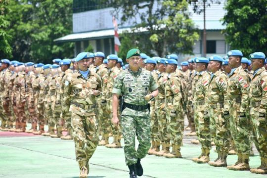 Pangdam Diponegoro apresiasi profesionalisme prajurit Garuda di Kongo