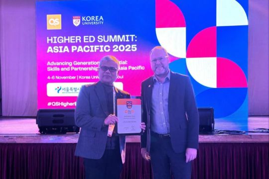 UNS raih Performance Improvement Award atas peningkatan fantastis QS WUR: Asia dalam 5 tahun terakhir