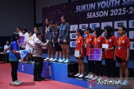 PTM Sukun Kudus sabet juara umum turnamen tenis meja seri II 2025