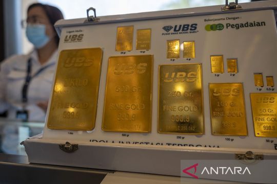 Daftar lengkap harga emas di Pegadaian hari ini