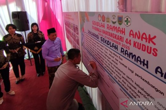 TK Bhayangkari 44 Kudus resmi mendeklarasikan diri sebagai sekolah ramah anak