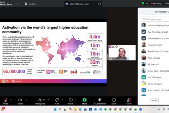 UMS gelar webinar strategis bersama Times Higher Education perkuat internasionalisasi PTMA