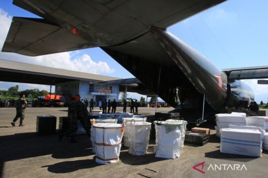 TNI AU kerahkan Hercules bawa 20 ton bantuan logistik untuk korban banjir Aceh