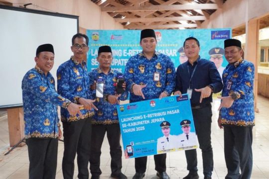 Bank Jateng dukung aplikasi e-Retribusi Pasar Jepara untuk wujudkan transparansi