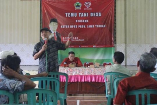 Ketua DPRD Jateng Sumanto resmikan pembangunan jalan Desa Gantiwarno