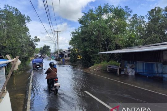 Sejumlah kawasan pesisir Tanjungpinang dilanda banjir rob