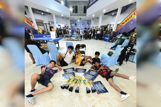 Tiga pelajar Kotim borong juara tenis meja Kalteng