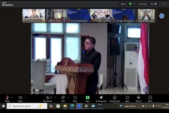 Kemenkum Jateng ikuti pembukaan kegiatan percepatan tindak lanjut hasil pemeriksaan BPK