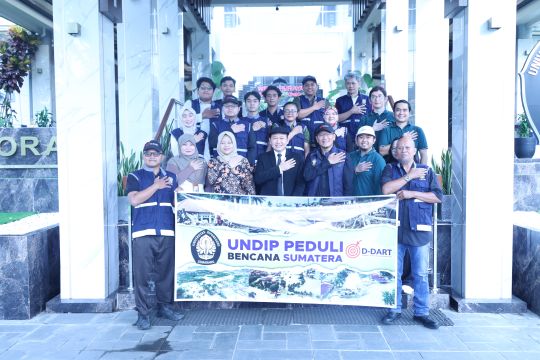 Undip berangkatkan tim relawan kedua ke lokasi bencana alam Sumatera