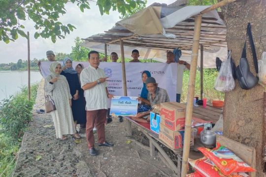 Momentum HUT Ke-88, ANTARA Jambi peduli sesama bantu masyarakat dhuafa dan anak Rumah Asuhan