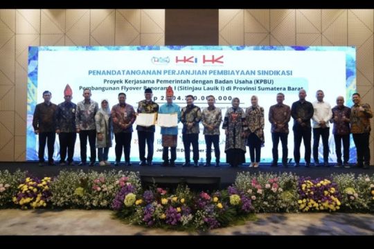 BRI dukung pembiayaan sindikasi Rp2,2 Triliun untuk flyover Sitinjau Lauik