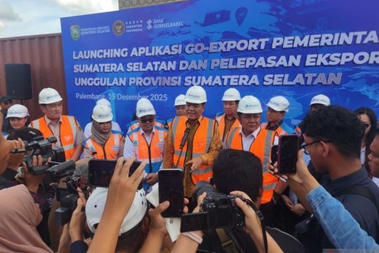 Barantin siapkan Palembang jadi pusat ekspor komoditas perkebunan