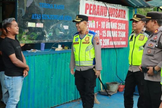 Kapolres Wonosobo cek kesiapan pengamanan jalur obyek wisata jelang Nataru