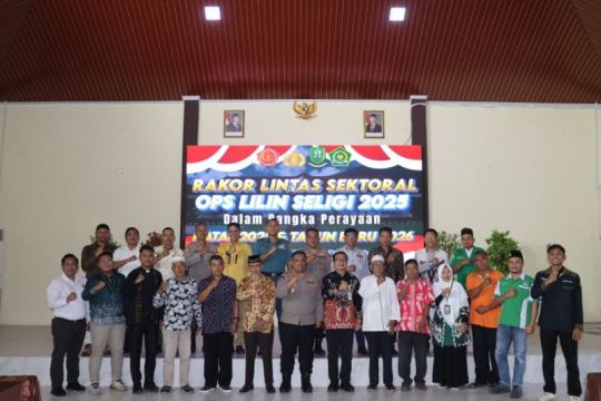 Polres Natuna gandeng tokoh agama jaga kamtibmas saat perayaan Natal dan Tahun Baru