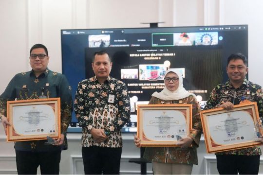 Kanwil Kemenkum Jateng raih penghargaan terbaik dalam penganugerahan legislasi daerah